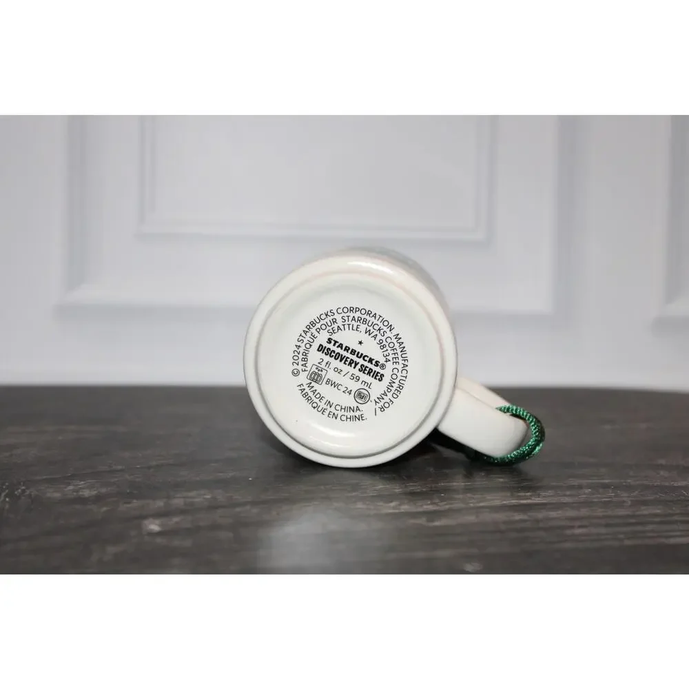 Starbucks Oregon Discovery Series 2oz Ornament Mug Mini Cup NOT FULL SIZE